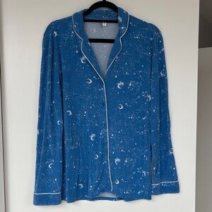 Nordstrom Blue Starry Night Pajama Top